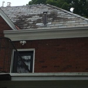 Did you know that grime, mold and algae can shorten the life of your roof? Those visible dark streaks and stains atop your house or business are damaging your roof shingles. They’re the result of Gloecapsa Magma algae, and it’s eating away at your roofing composite. Stop the destruction with professional roof washing by our Pronto Powerwash cleaning team. We use soft pressure washing and hot-water steam sterilization tools and methods to eradicate the fungus, crud, dirt and build up. You enjoy elevated curb appeal, better home value and a more durable roof. Call to request an estimate for your property.